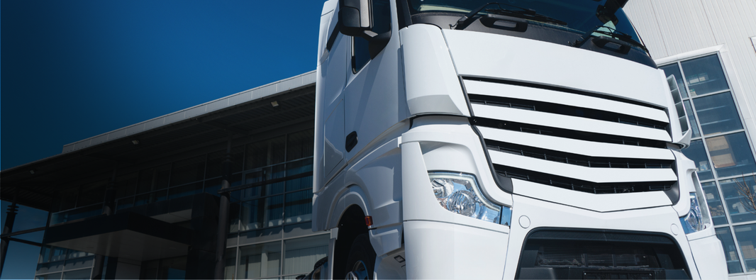 White semi-truck.
