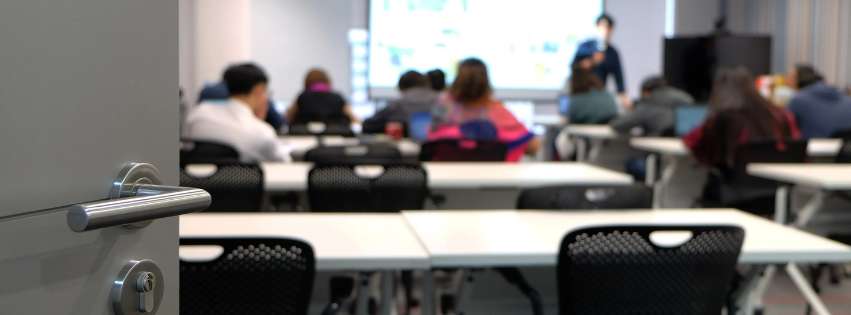 College classroom.