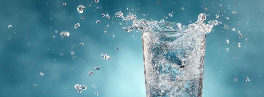 A glass of water.