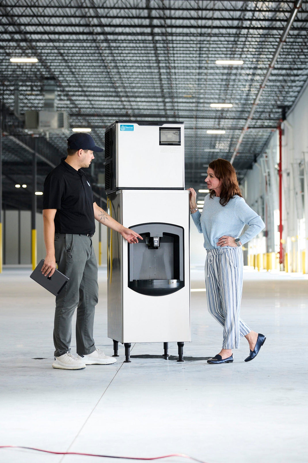 Commercial Ice Machines | High-Volume Ice Solutions | Bottleless Nation
